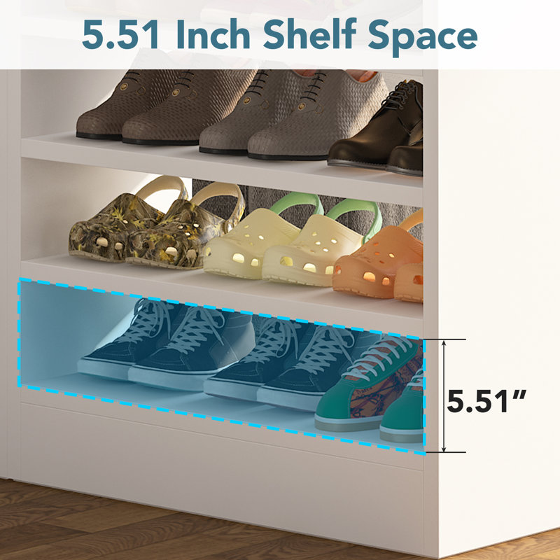 24 inch shoe rack white sale